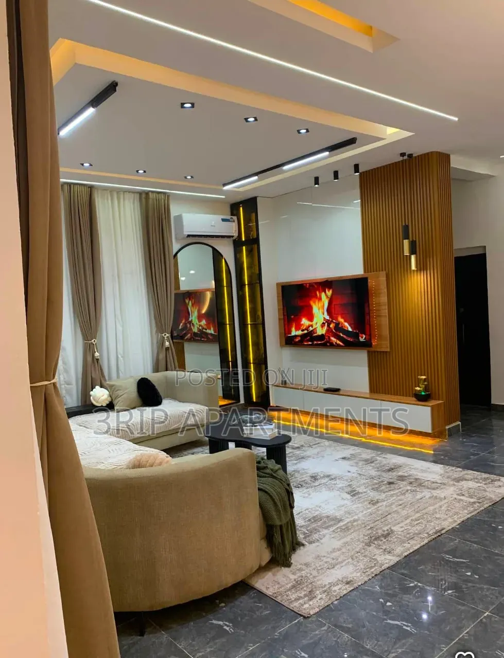 Spacious 3 Bedroom Apartment Wuye, Abuja. in Wuye