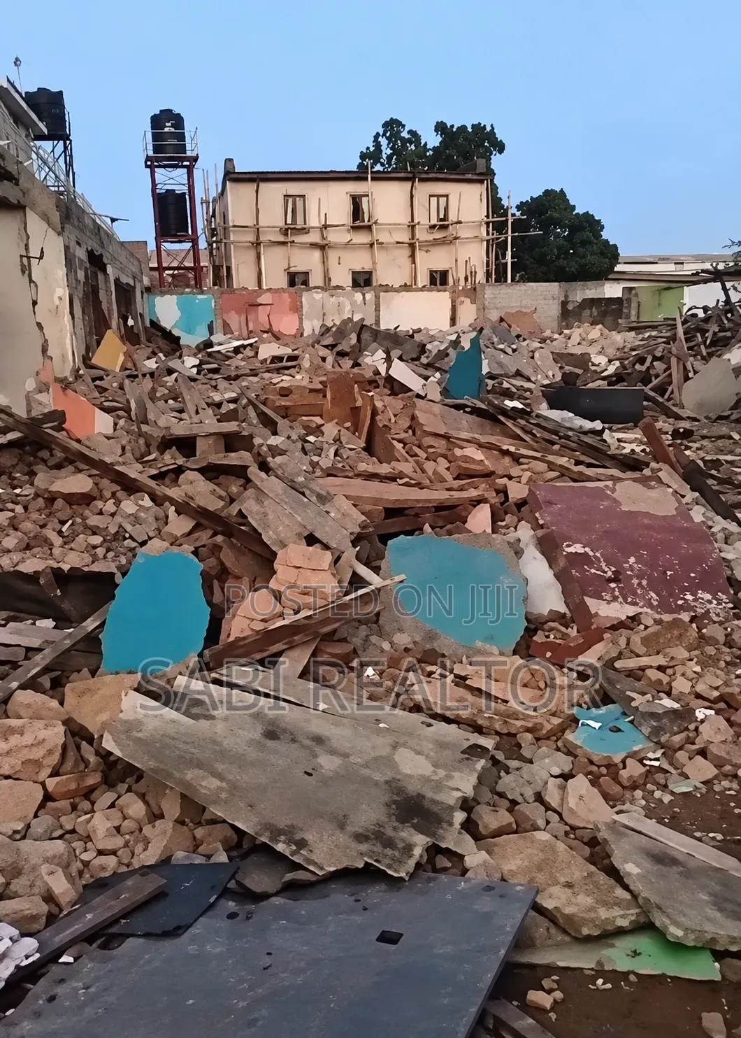 Almost 1 Half Plot Facing Main Akowonjo Road Close to the Roundabout in Akowonjo