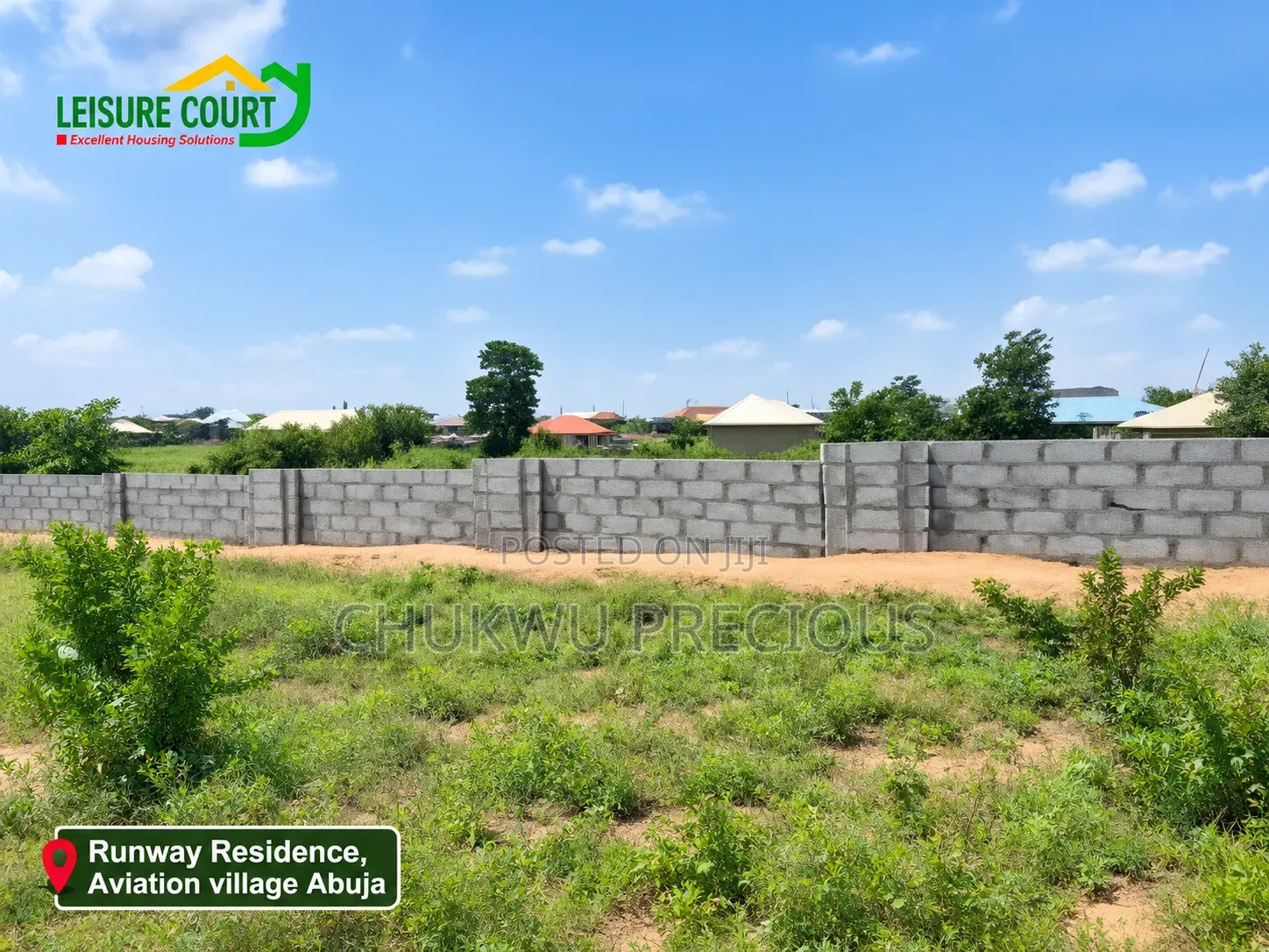 Land Opposite Abuja Airport in Kiami