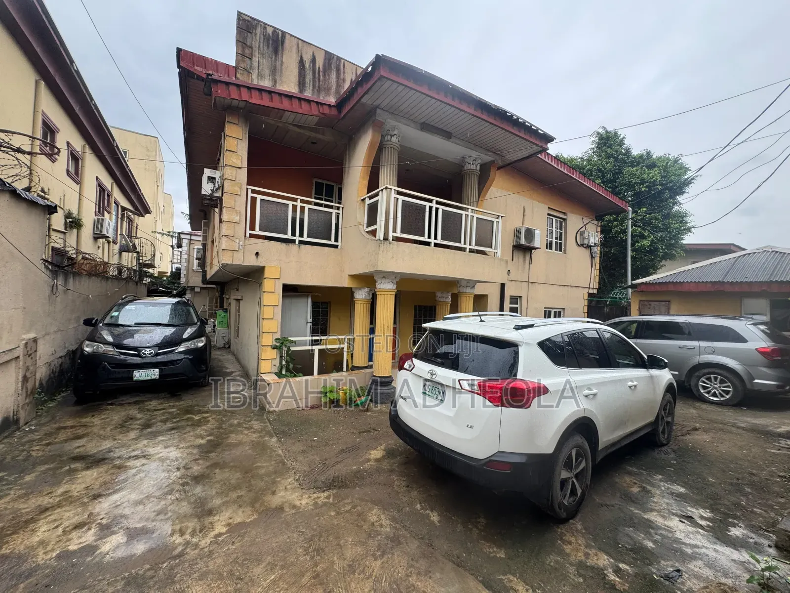 Land Measuring 500sqm With a 4bedroom Duplex and 2units of 2bedroom in Ilupeju Industrial Estate
