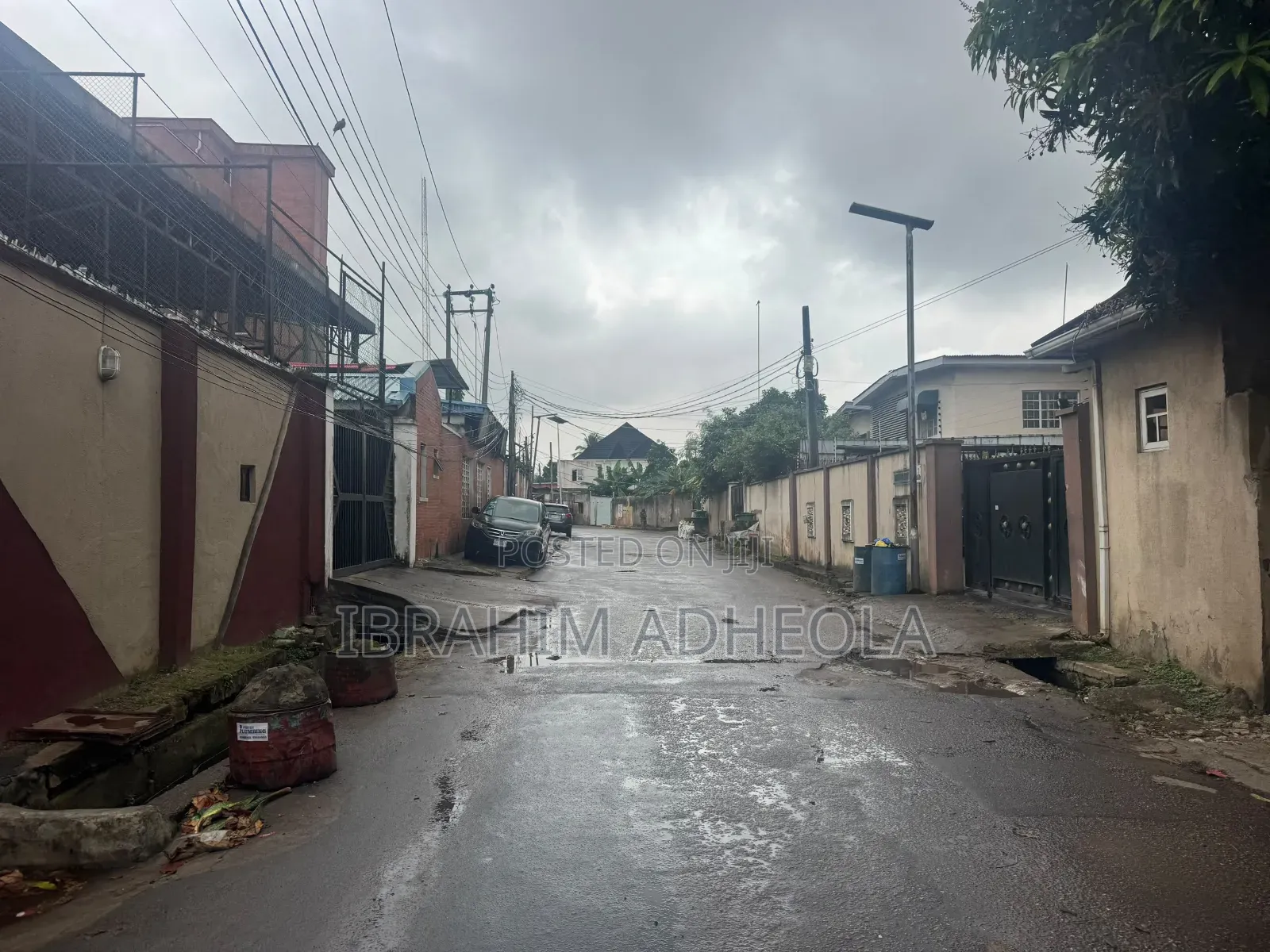 An Empty Land Measuring 777sqm Fenced and Gated, in a Lovely Locatio in Ilupeju Industrial Estate