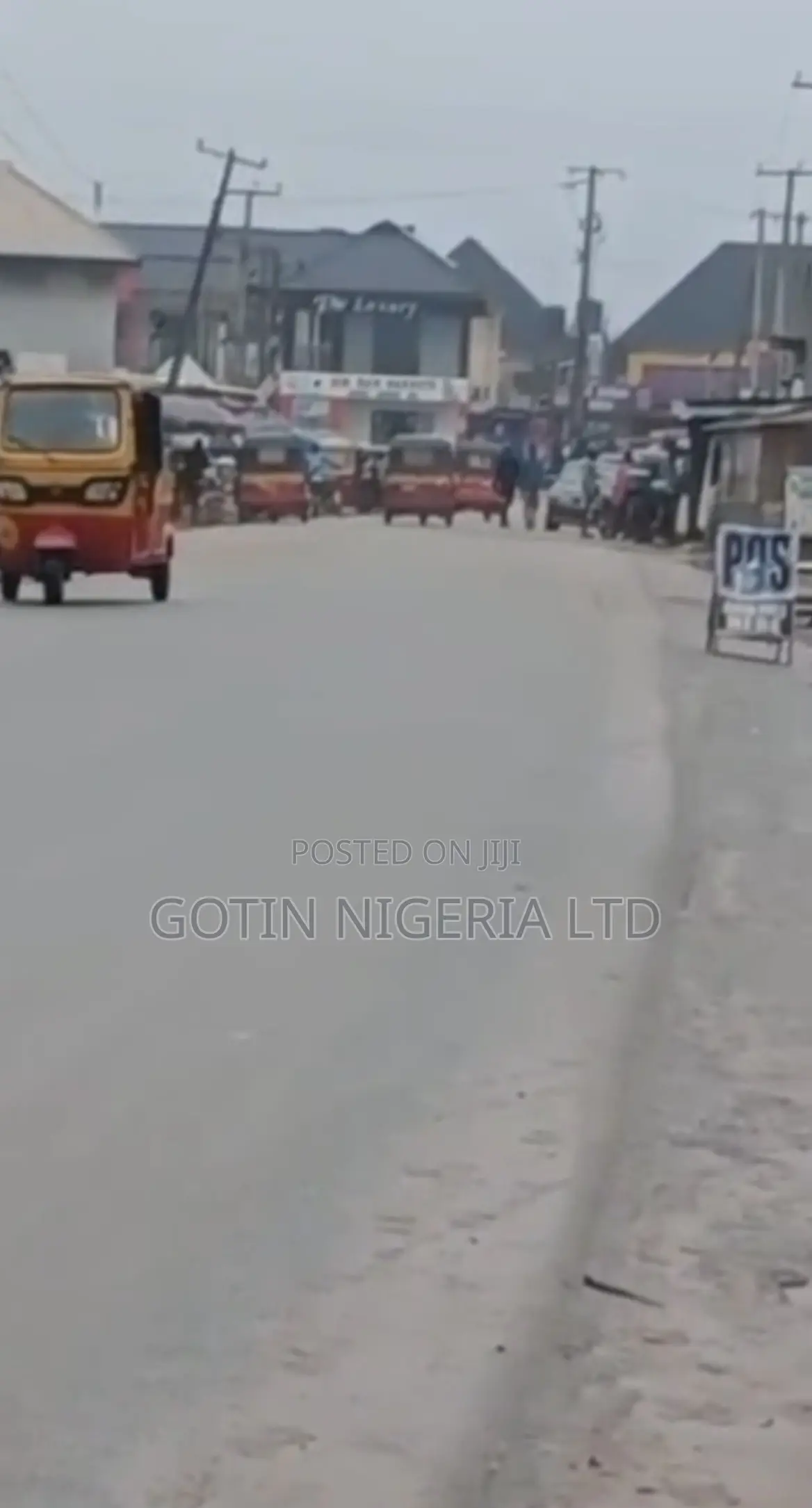 100ft × 200ft Commercial Land for Sale on Ogunmwenyin Tarred Road in Benin City
