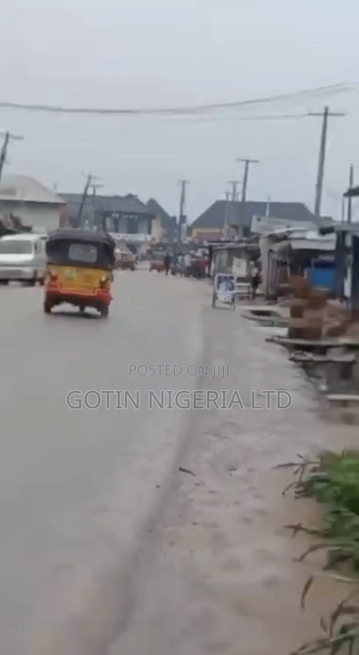 100ft × 200ft Commercial Land for Sale on Ogunmwenyin Tarred Road in Benin City