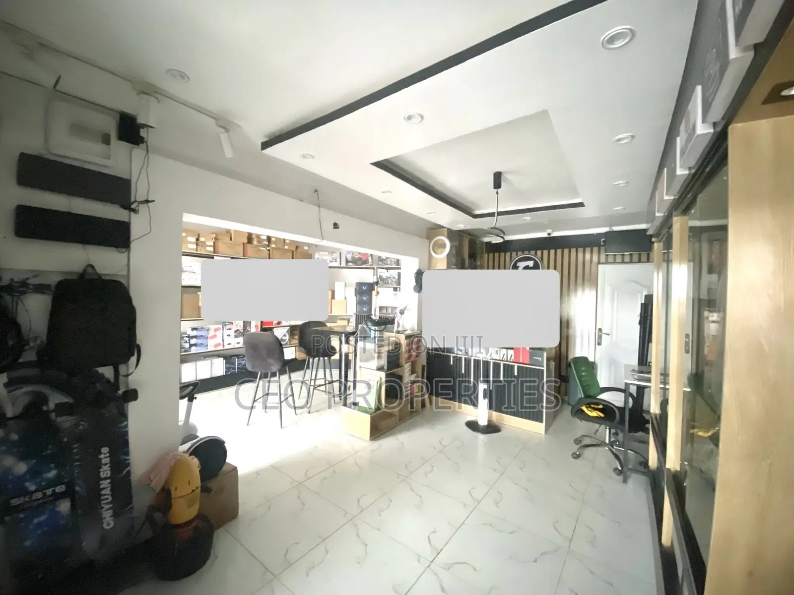 50sqm Shop With Office Space and 2 Toilet Facing Express/Oral Estate in Chevron