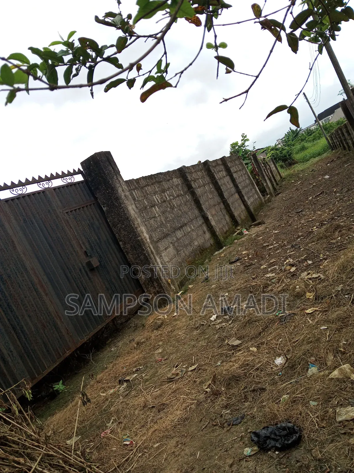 A Plot of Land Fenced With Gate for Sale at Rumuikini 19m. in Port-Harcourt