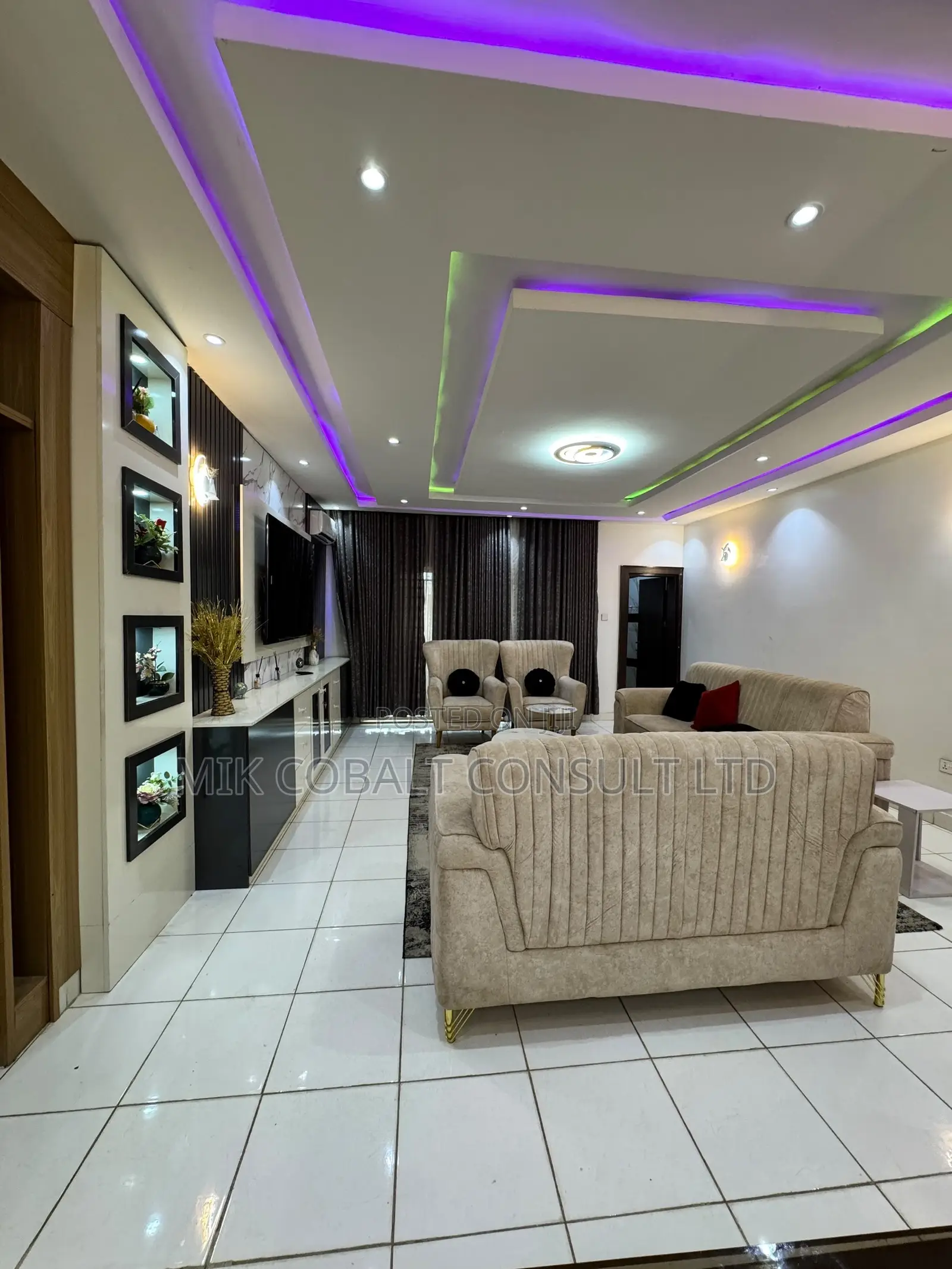 Furnished 3bdrm Block of Flats in Wuye Main for rent in Wuye