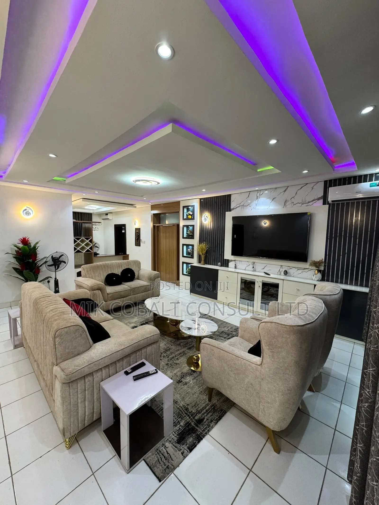 Furnished 3bdrm Block of Flats in Wuye Main for rent in Wuye