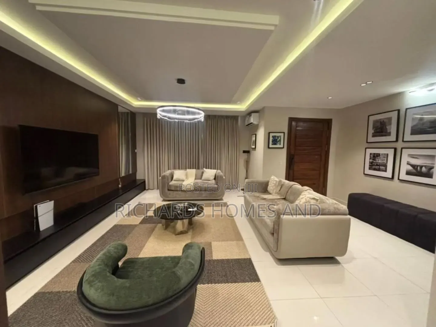 Furnished 3bdrm Apartment in Victoria Island Extension for rent in Victoria Island Extension