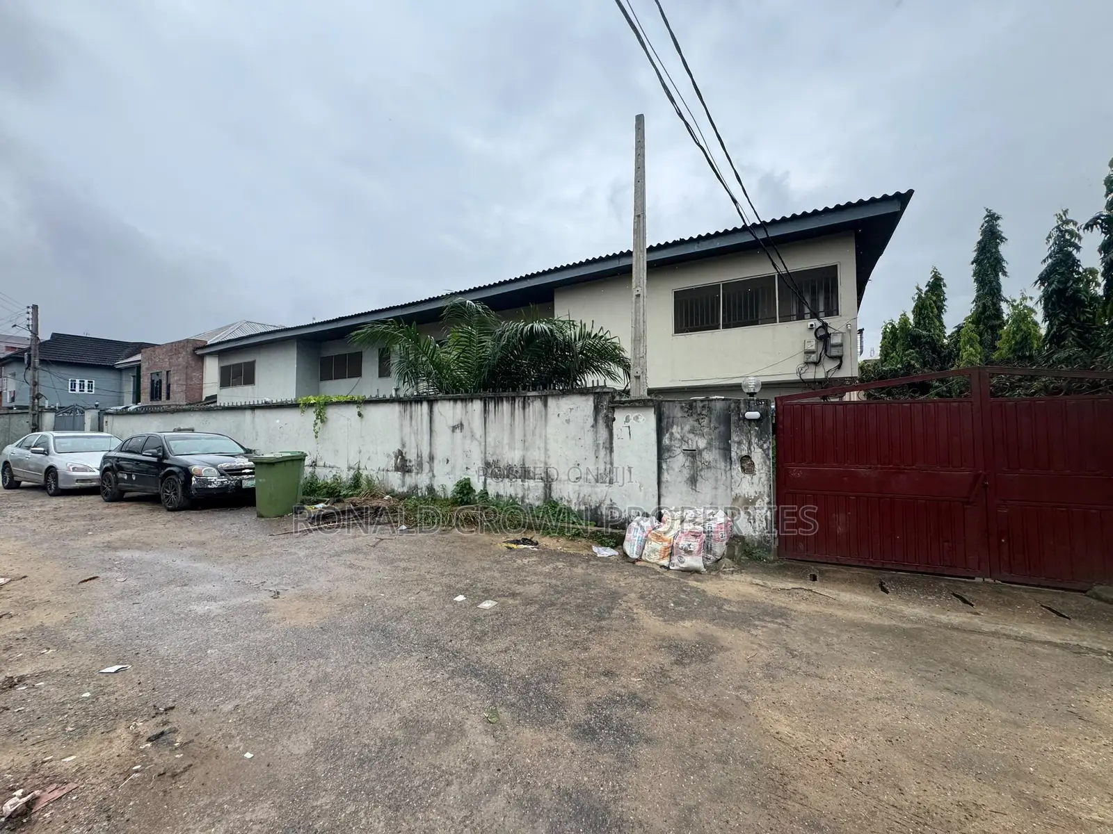 825sqm of Land With 2 Units of 4 Bedroom Duplexes at Ilupeju, Lagos in Ilupeju