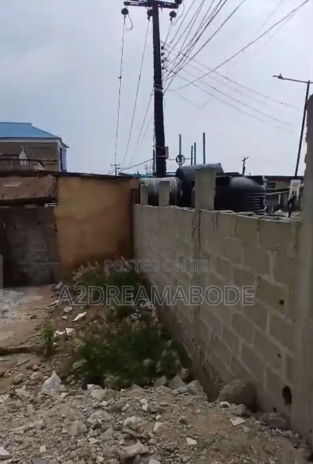 Bareland Directly on the Road in Ogudu Road