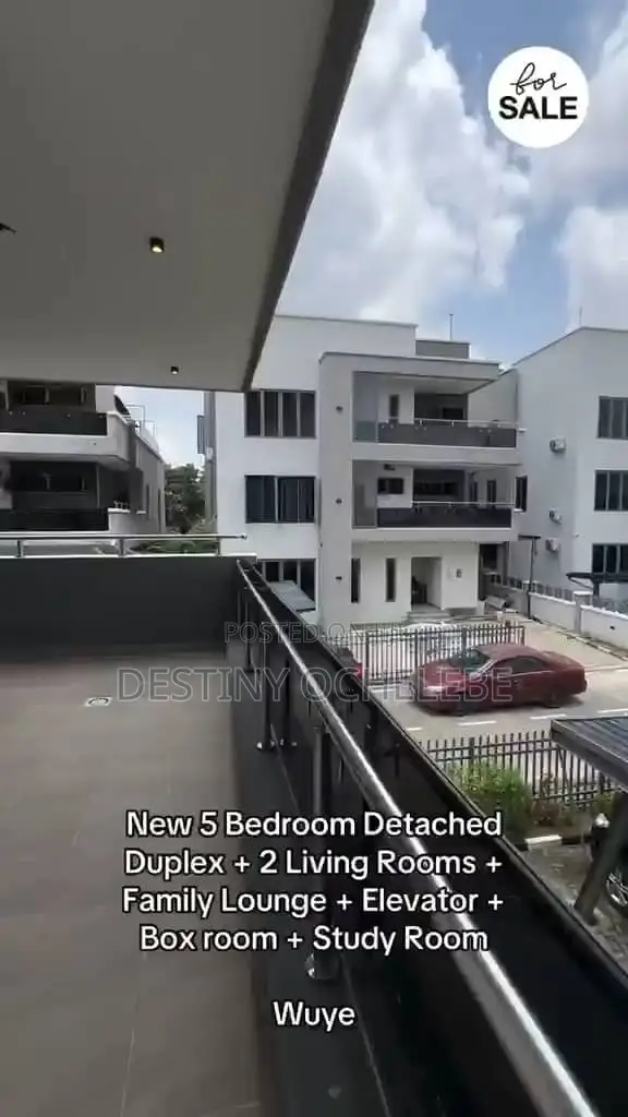 5bdrm Duplex in Wuye for sale in Wuye