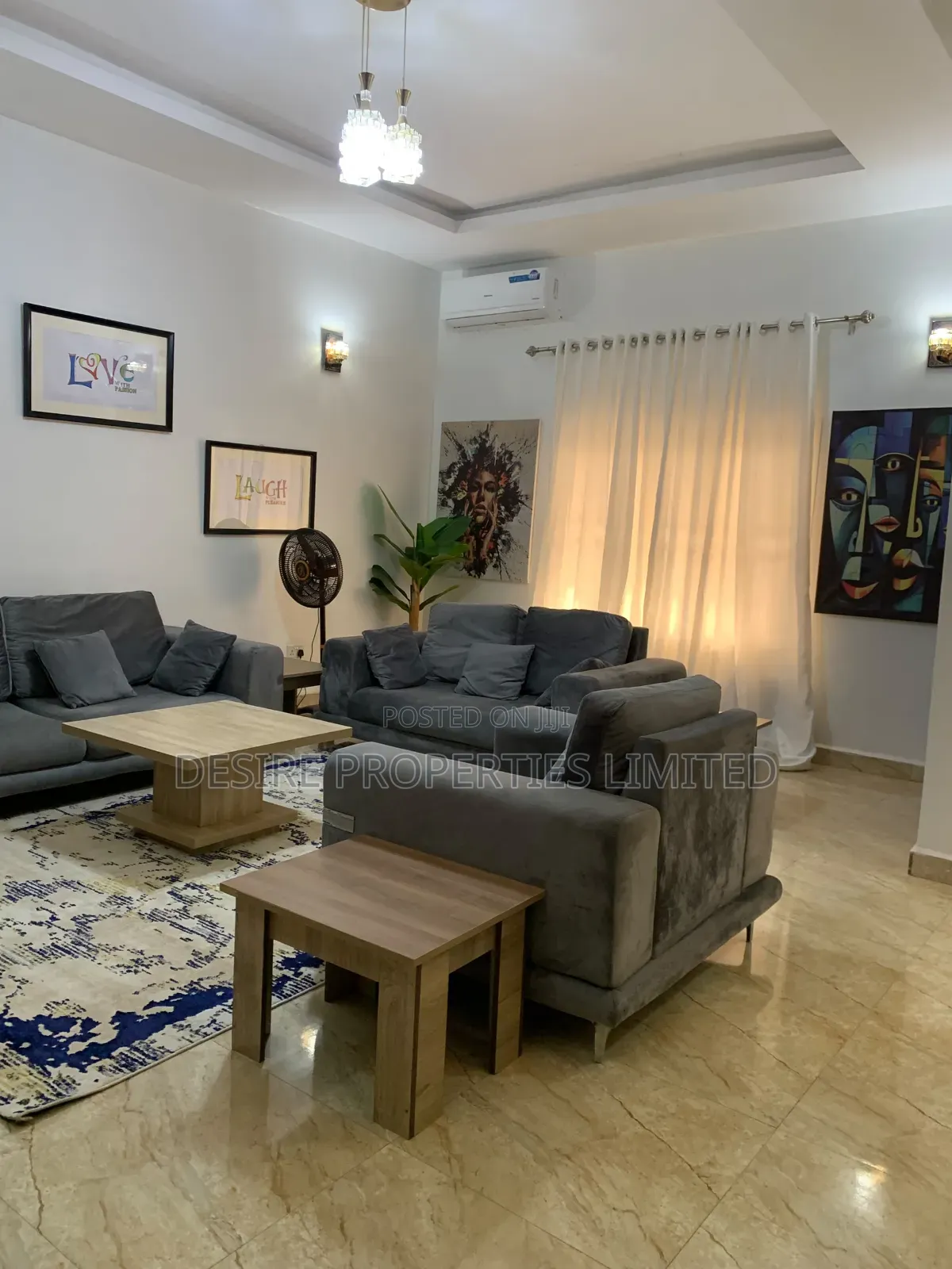 Furnished 3bdrm Townhouse / Terrace in Paradise Estate, Life Camp in Life Camp