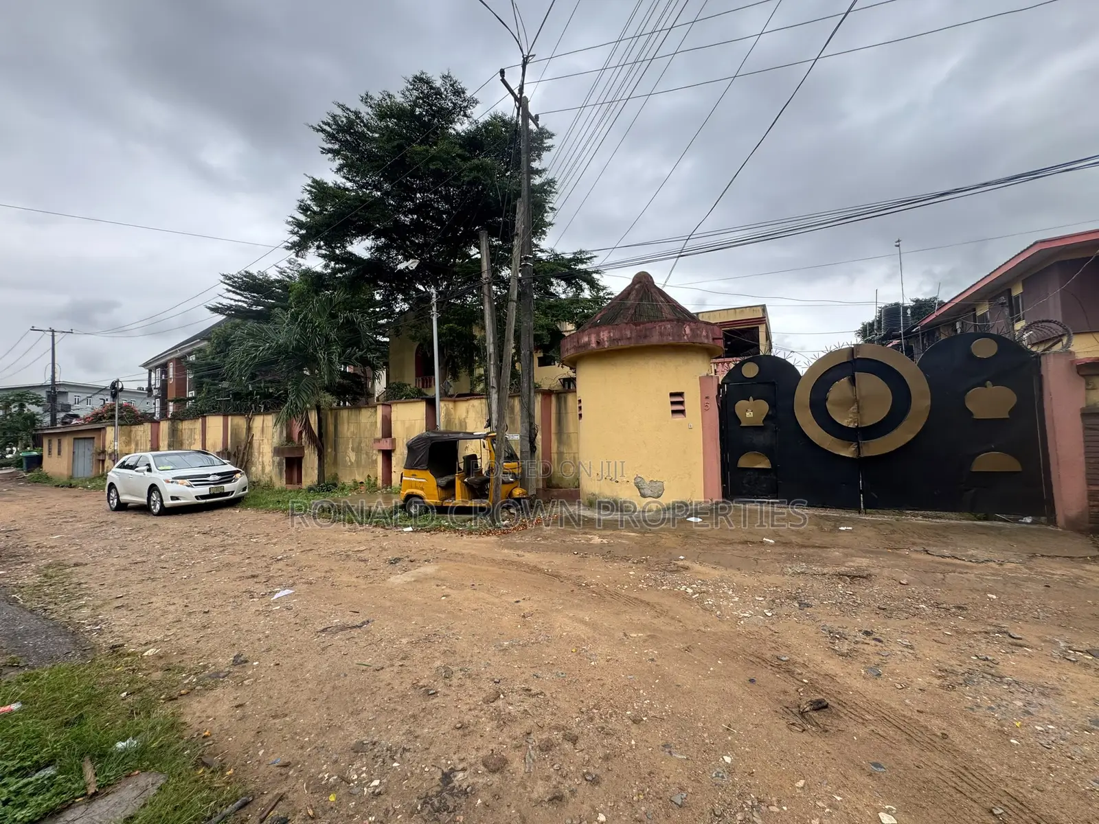 Land Measuring 1890sqm With Demolishable Structure at Ilupeju Lagos in Coker Road
