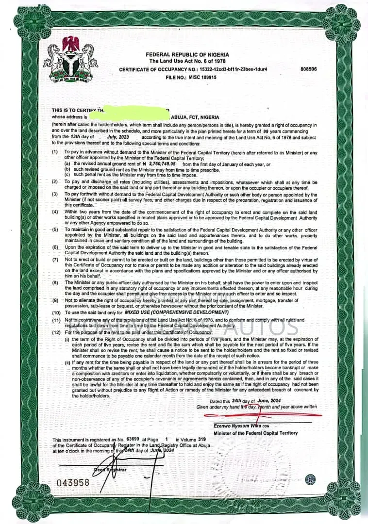 Wasa, Apo Abuja, 180,000sqm of Mixed Land Available in Wasa