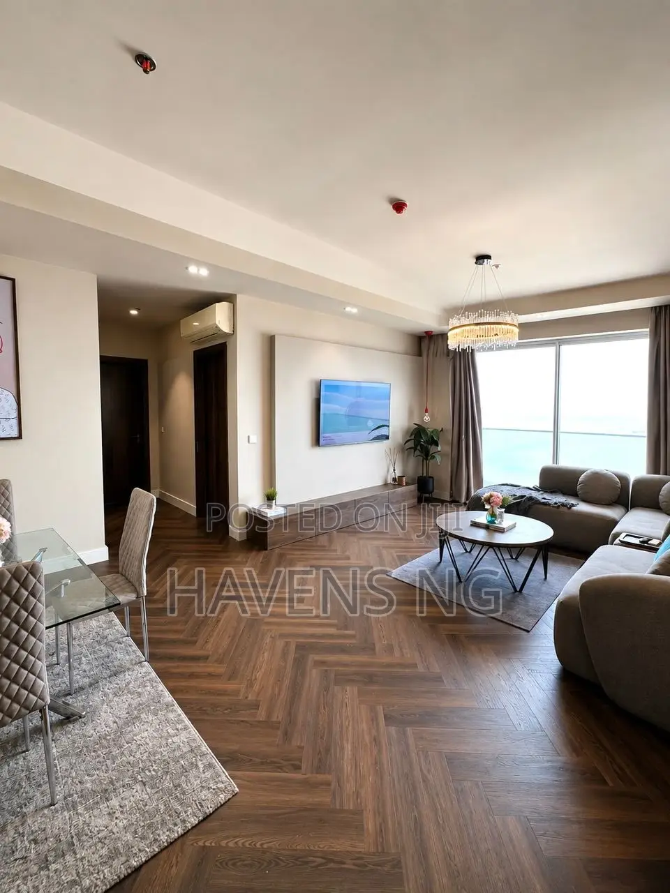 Shortlet | 2-Bedroom Waterfront Apartment With City Water Views in Victoria Island Extension