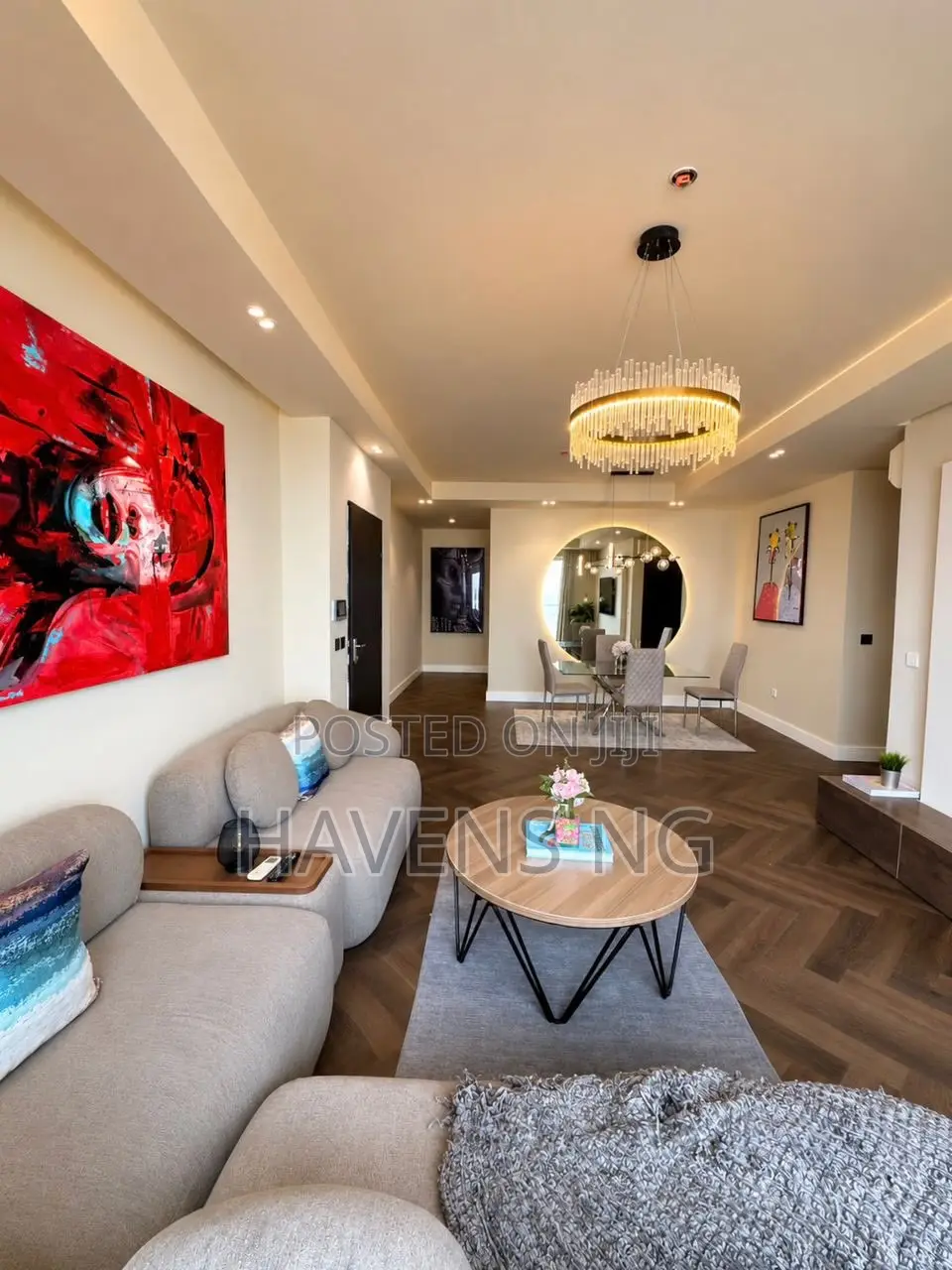 Shortlet | 2-Bedroom Waterfront Apartment With City Water Views in Victoria Island Extension
