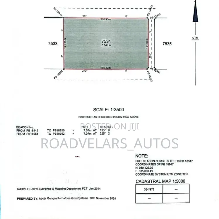Wasa, Apo 5.04 Hectares Available for Sale in Wasa