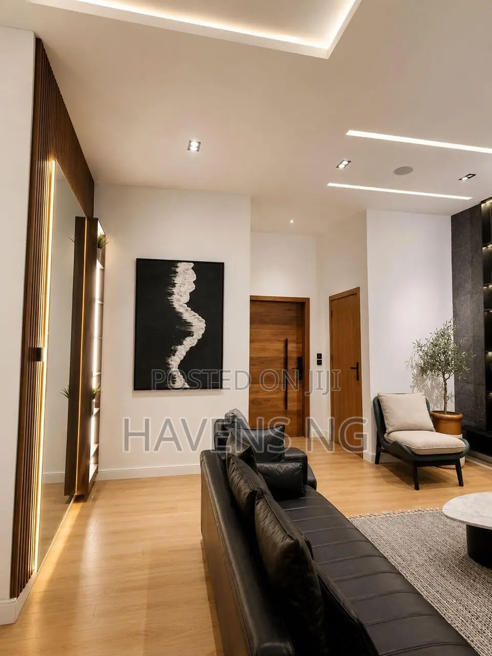 Dark-Toned 2-Bedroom Apartment With City Views Swimming Pool in Ikate