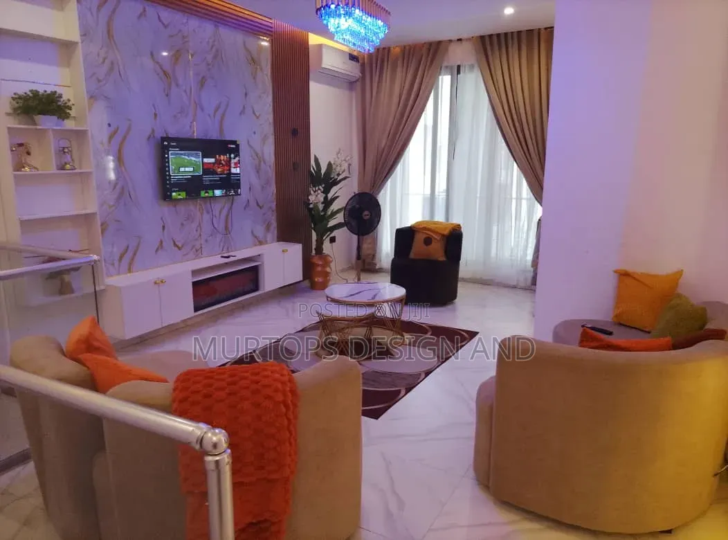 3bedroom Duplex Apartments for Shortlet Located at Montego Garden Est. in Abraham Adesanya