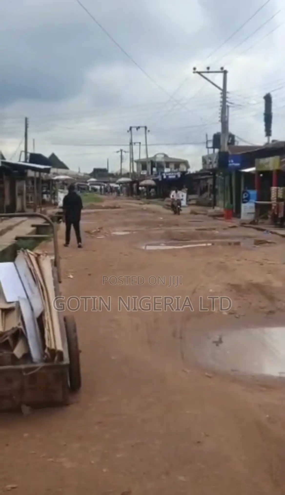100ft X 100ft Land With 7 Shops 300ft From Express Road in Benin City