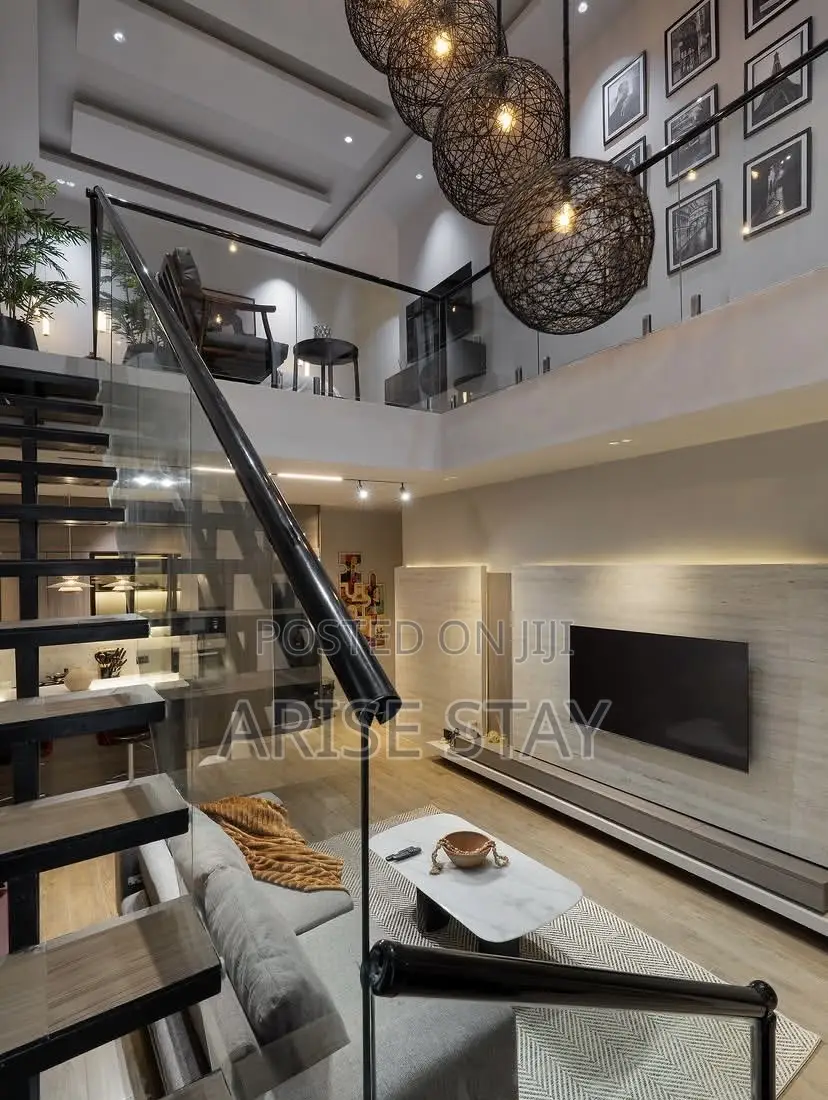 Luxury 1-Bedroom Loft Shortlet With Pool | Lekki Phase 1 in Lekki Phase 1