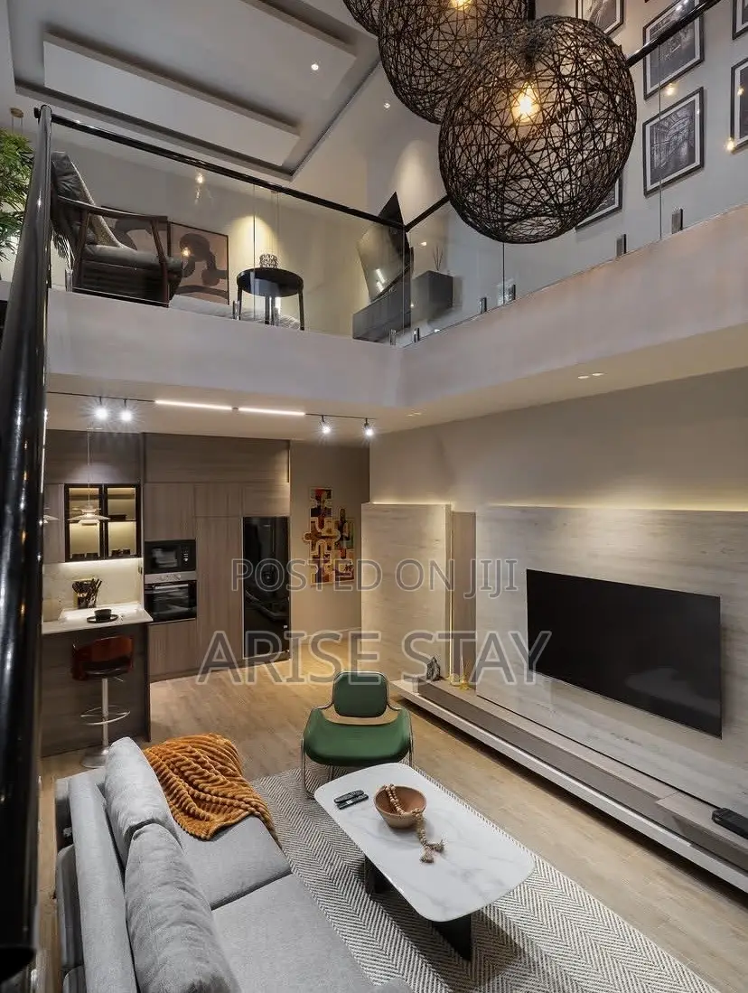 Luxury 1-Bedroom Loft Shortlet With Pool | Lekki Phase 1 in Lekki Phase 1