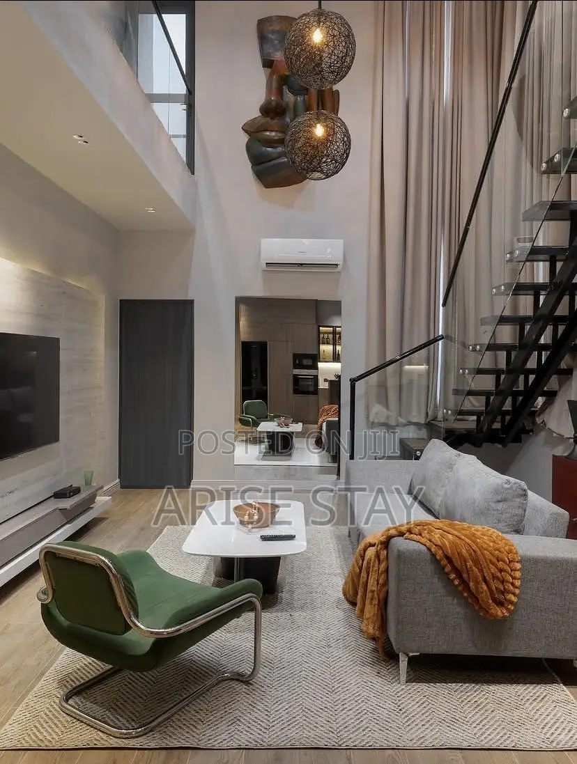 Luxury 1-Bedroom Loft Shortlet With Pool | Lekki Phase 1 in Lekki Phase 1