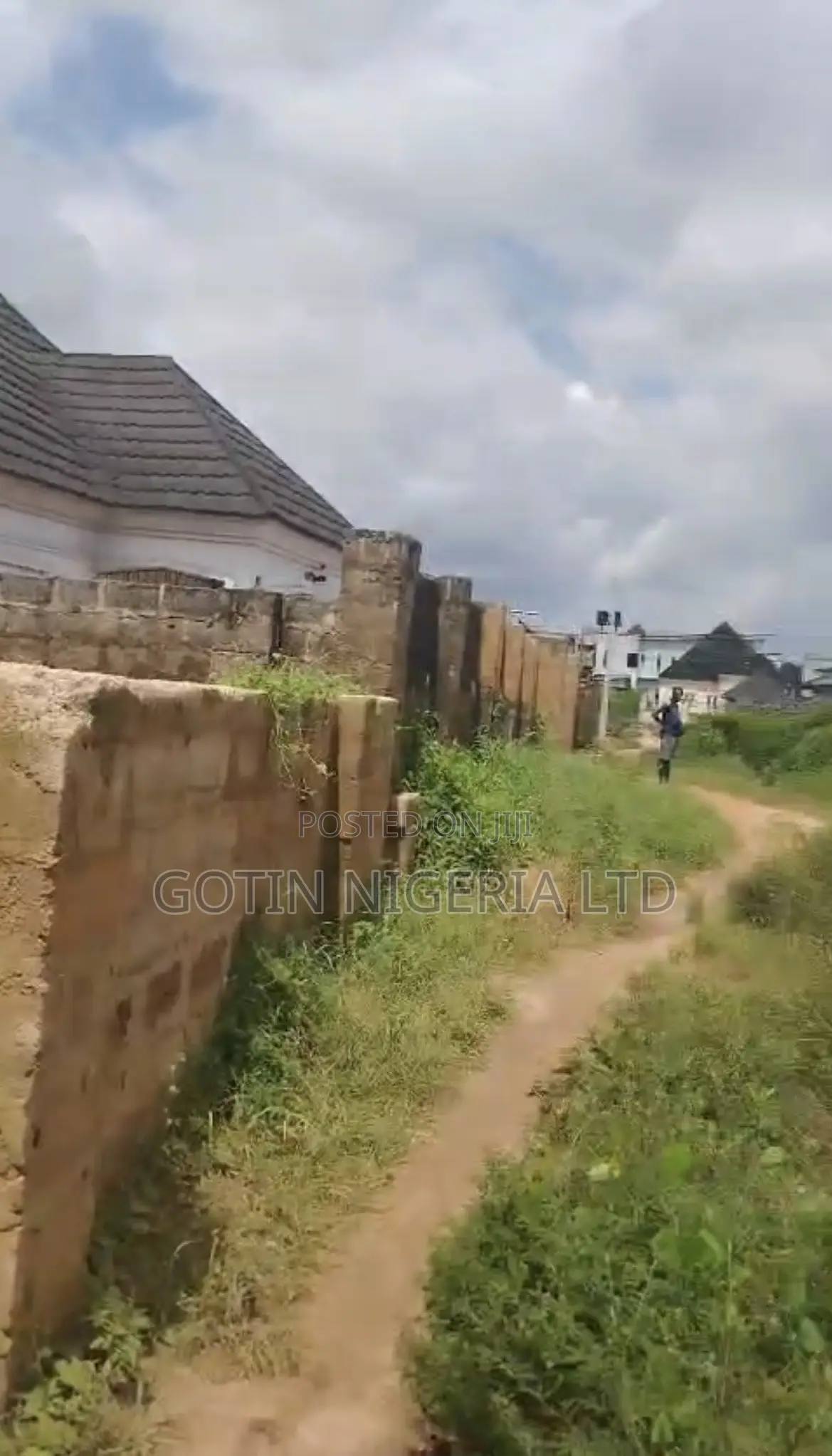 50ft X 100ft Fenced Land 3 Plots From Tarred Road in Benin City