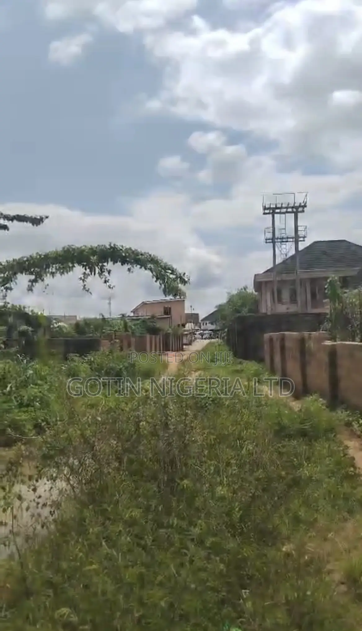 50ft X 100ft Fenced Land 3 Plots From Tarred Road in Benin City