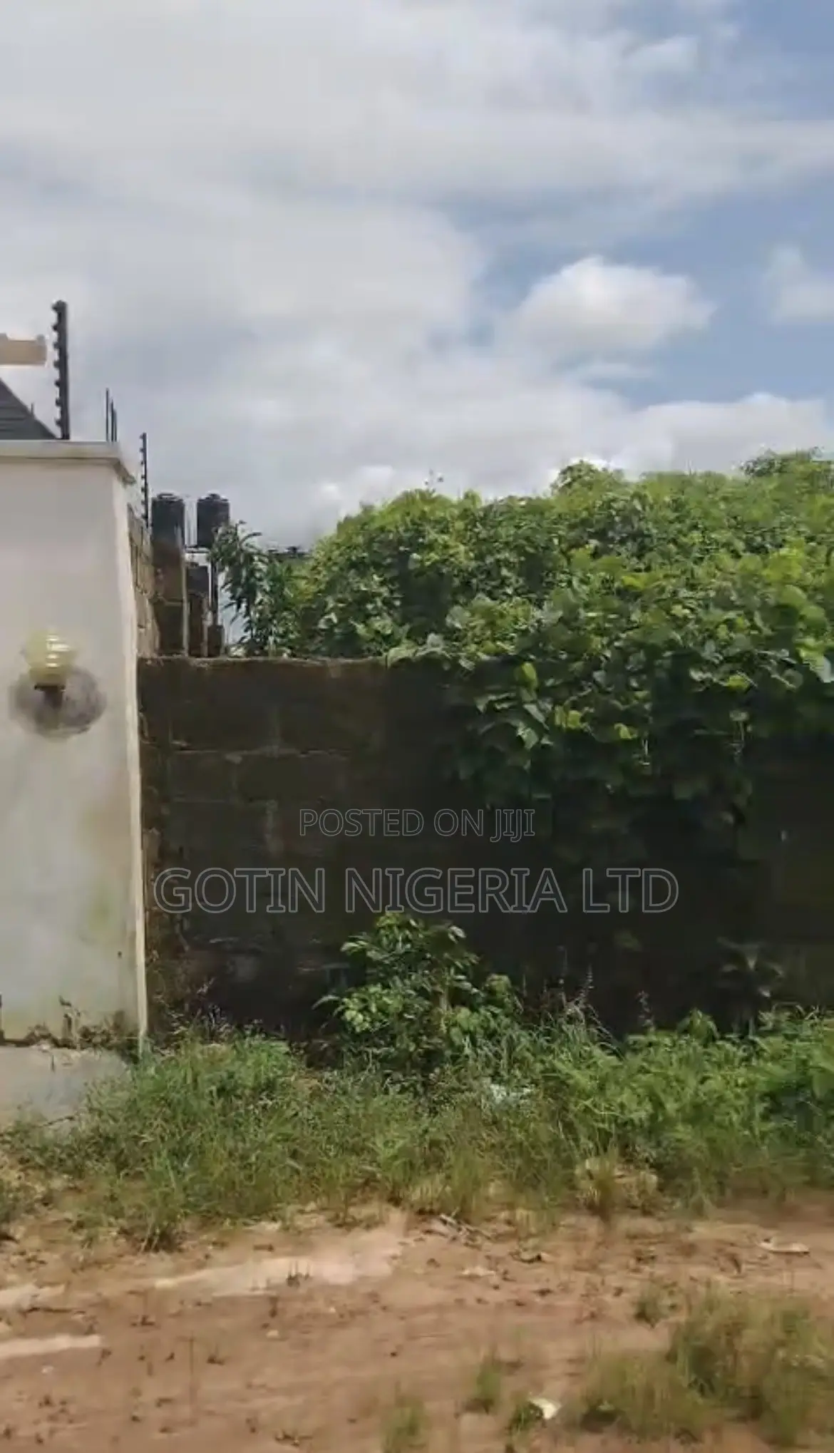 50ft X 100ft Fenced Land 3 Plots From Tarred Road in Benin City