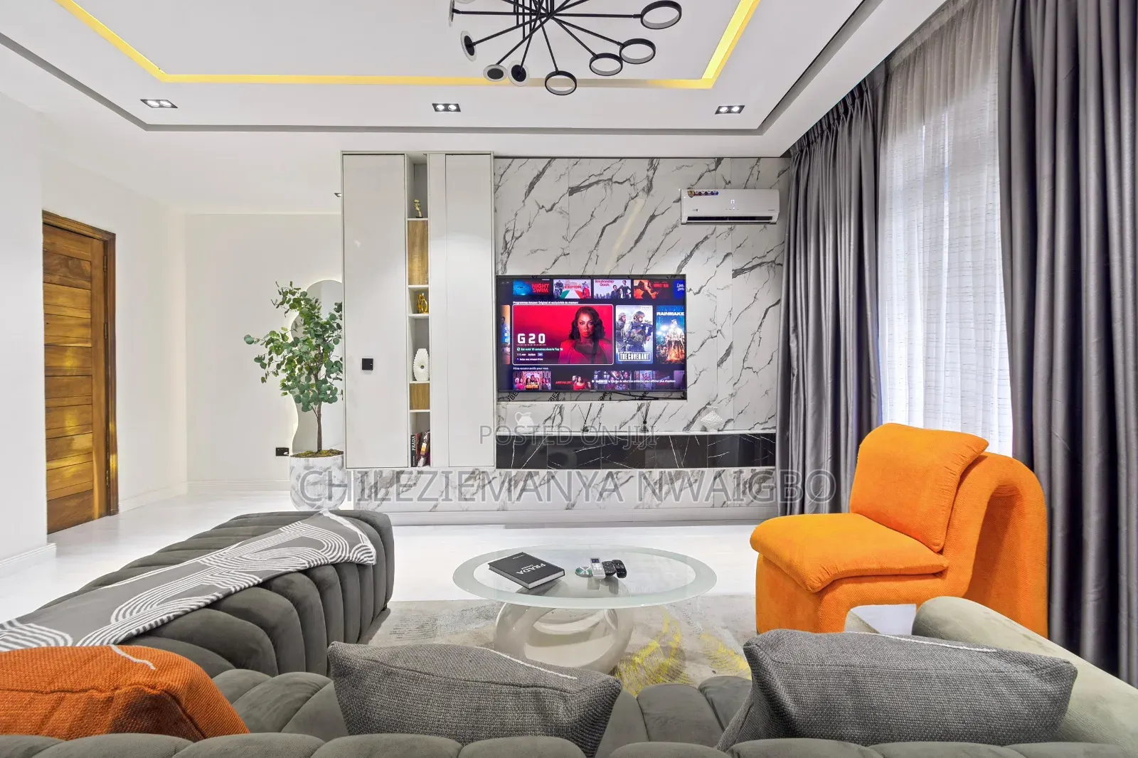 Luxury Cinematic 2 Bed Shortlet Apartment in Ikate Lekki Lagos in Ikate