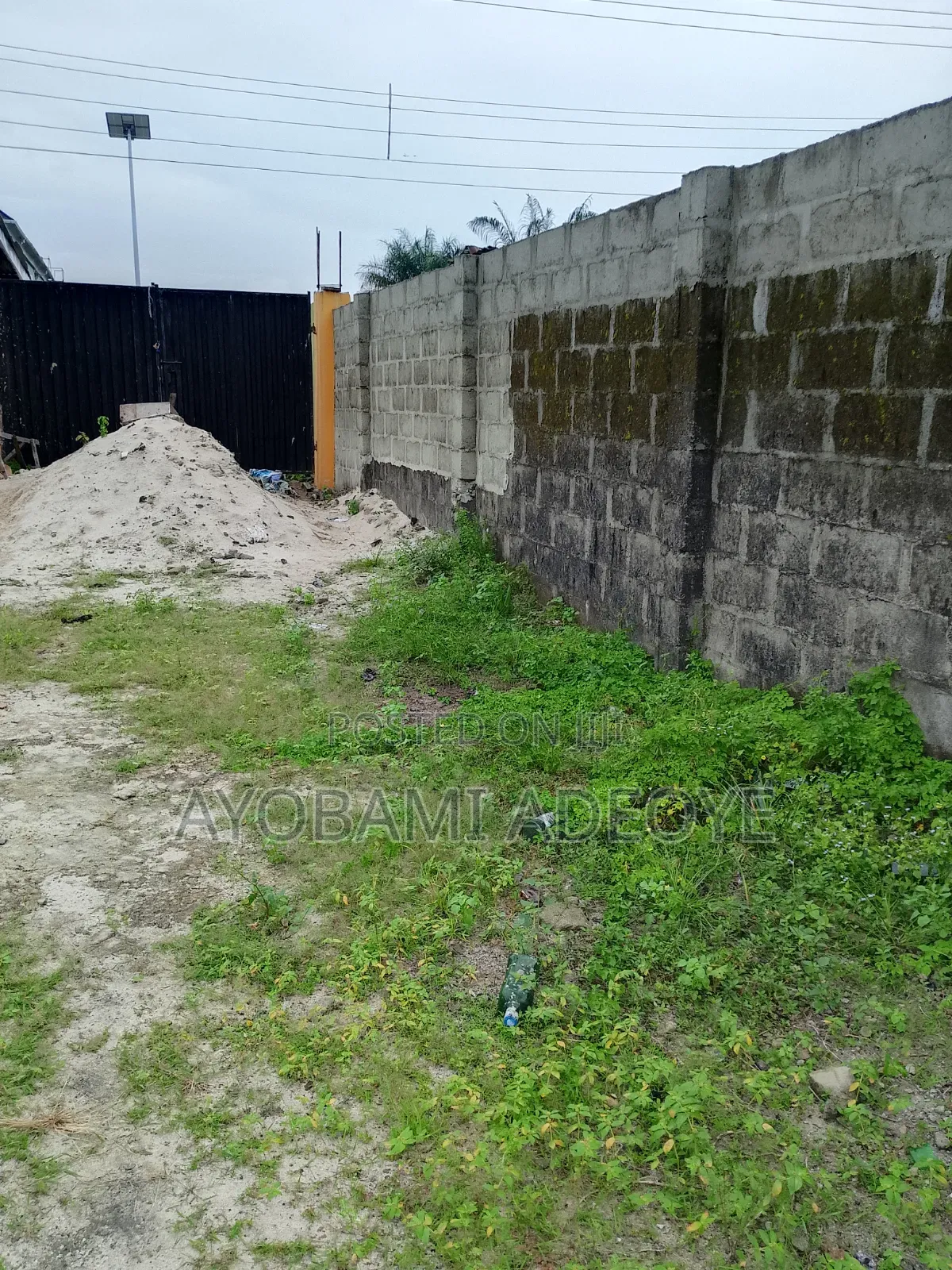 A Plot of Fenced With Borehole for Lease at Adeba Lakowe in Lakowe