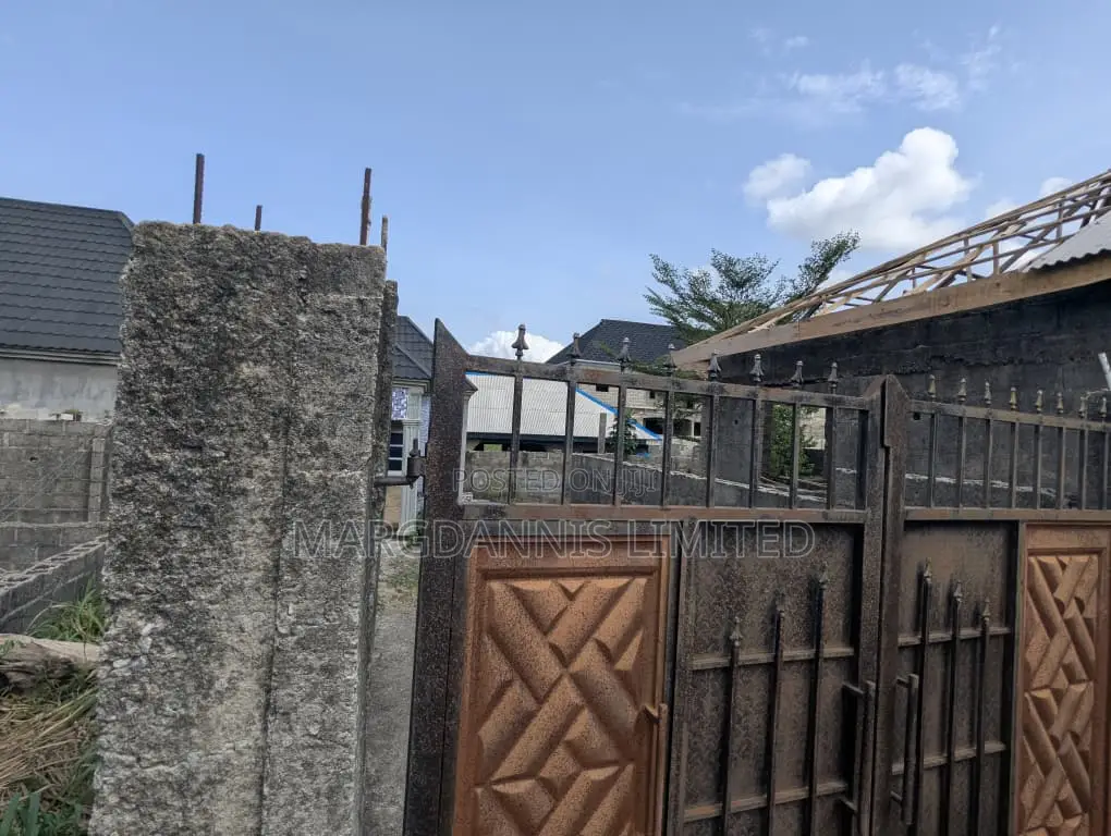 For Sale: Almost 2 Plot of Land (Including a Bungalow and Uncompleted) in Igbogbo