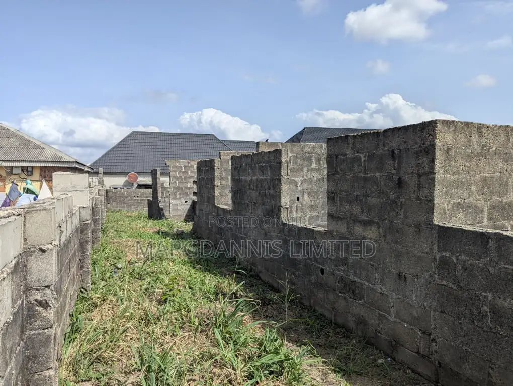 For Sale: Almost 2 Plot of Land (Including a Bungalow and Uncompleted) in Igbogbo