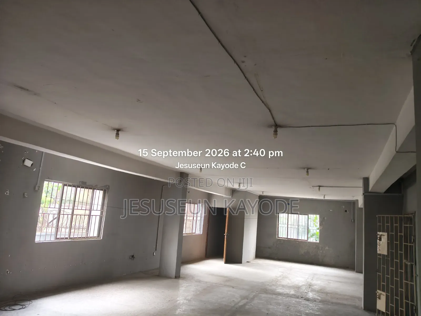Serviced Open Plan Office Space 100sqm in Opebi