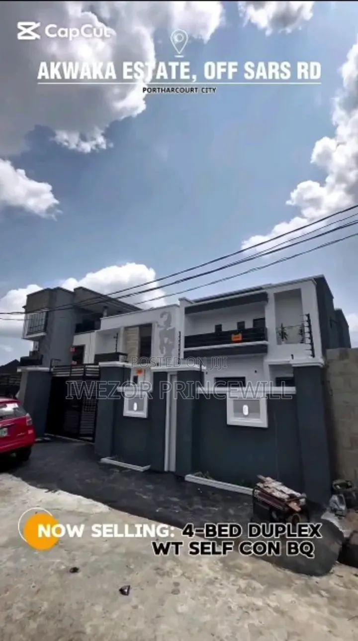 Furnished 4bdrm Duplex in Akwaka Estate, Obio-Akpor for sale in Obio-Akpor