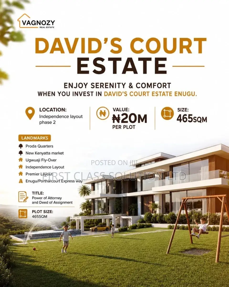 Investment Land With High Roi in Enugu State
