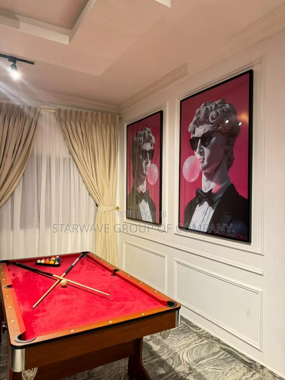 Cozy 2 Bedroom Apartment With Snooker and Ps5 at Jahi Abuja in Jahi
