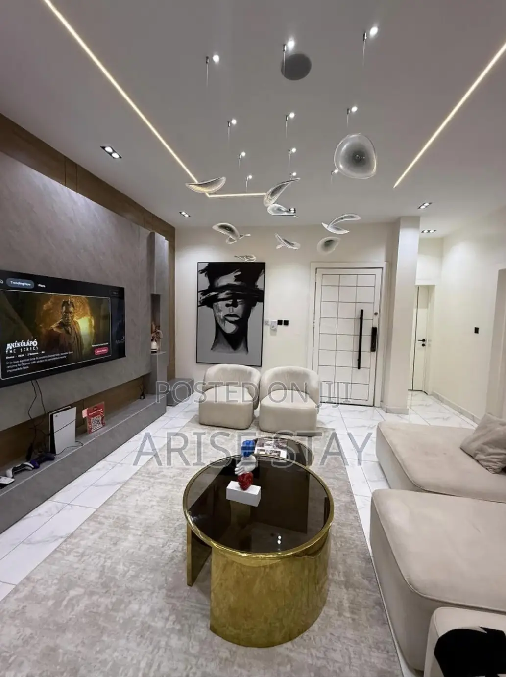 Cozy 1-Bedroom Shortlet With Private Cinema, Ps5 & Pool | Ologolo Lekk in Ologolo