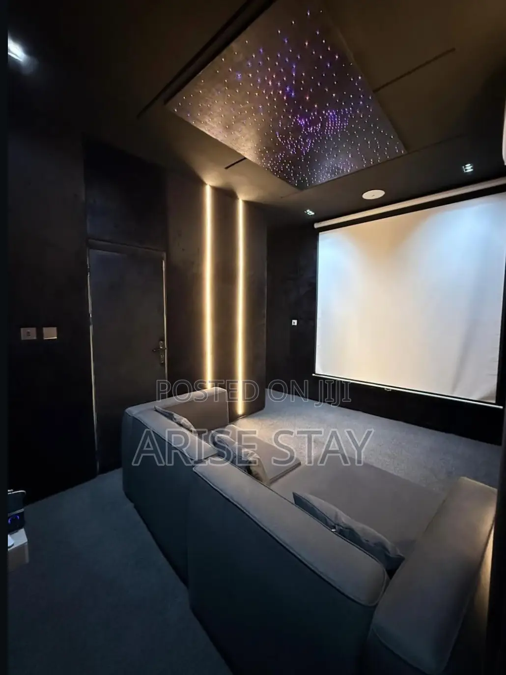 Cozy 1-Bedroom Shortlet With Private Cinema, Ps5 & Pool | Ologolo Lekk in Ologolo
