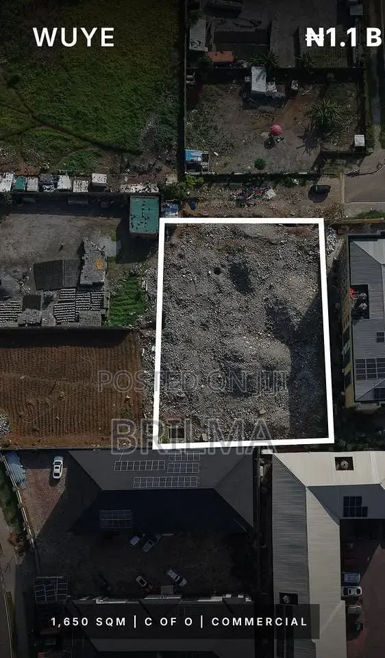 1650 SQM Commercial Land in Wuye for Sale in Wuye