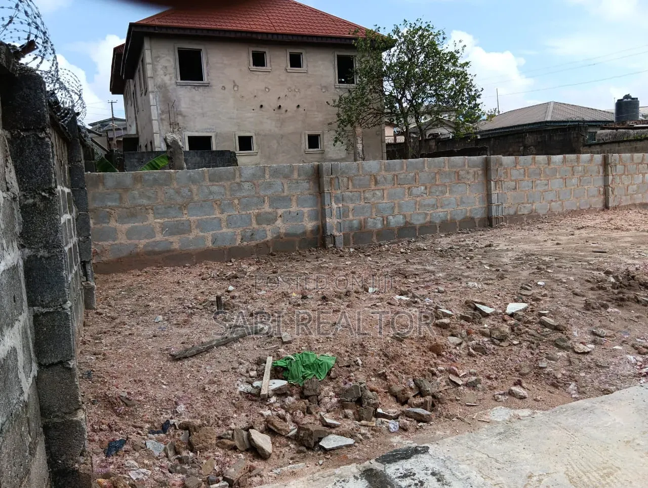 30x60ft Residential Land Behind Aina Ajayi Estate Ekoro Abule Egba in Abule Egba
