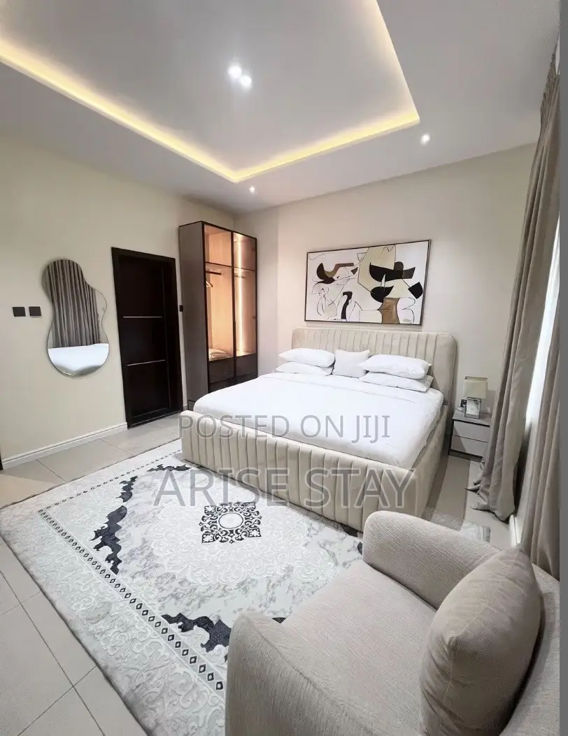 2-Bedroom Shortlet With Ps5 Smart Lock | Ogba Gra Ikeja in Ogba GRA