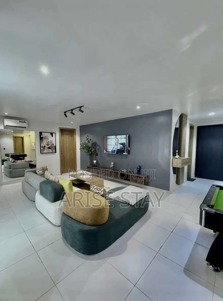 2-Bedroom Shortlet With Ps5 Snooker | Ikate Lekki in Ikate