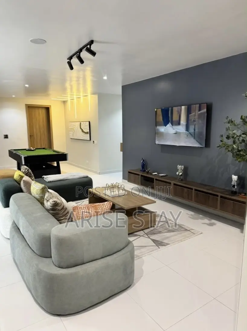 2-Bedroom Shortlet With Ps5 Snooker | Ikate Lekki in Ikate