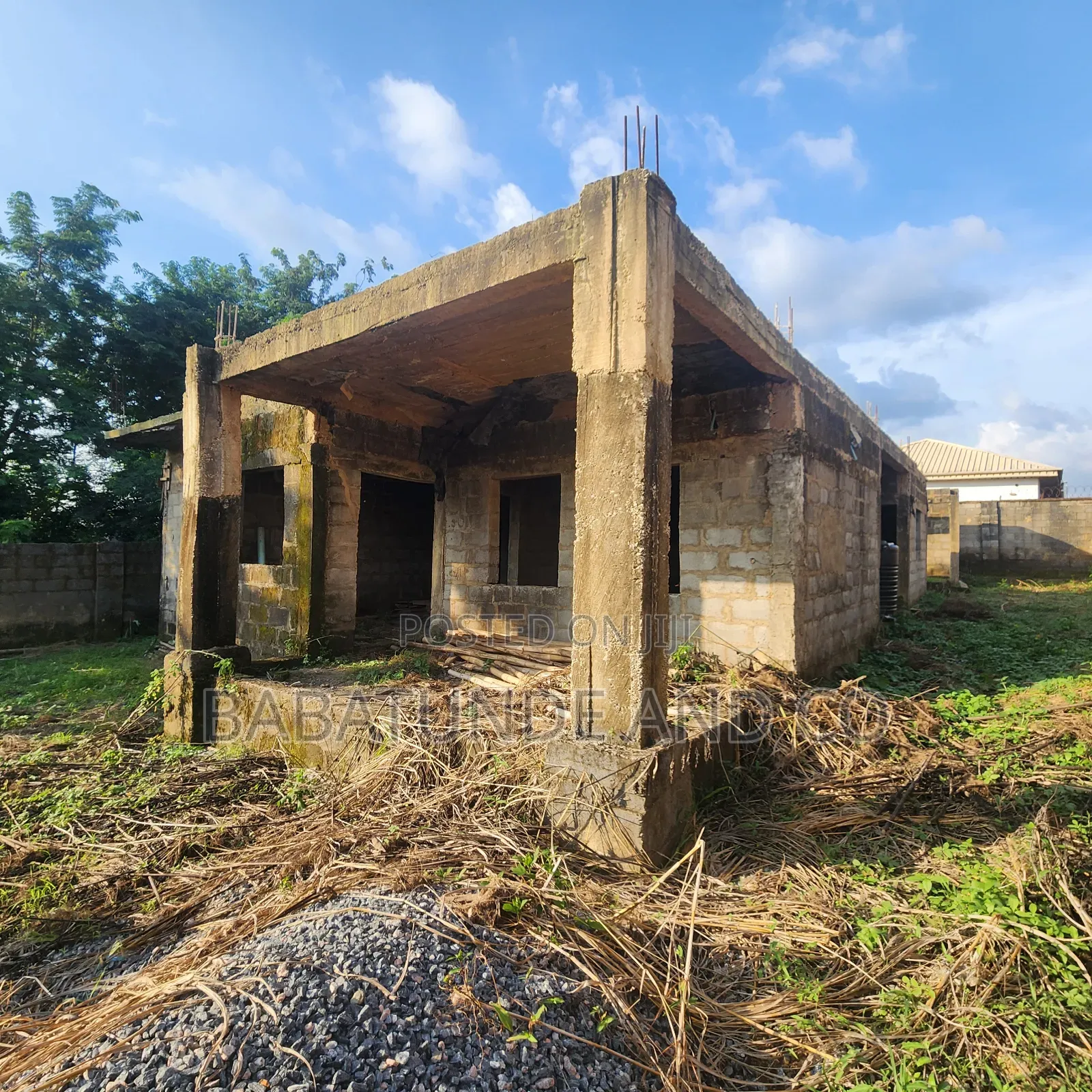 Uncompleted 4 Bedroom Duplex at Akinlapa Estate, Agbofieti Jericho Ext in Apata