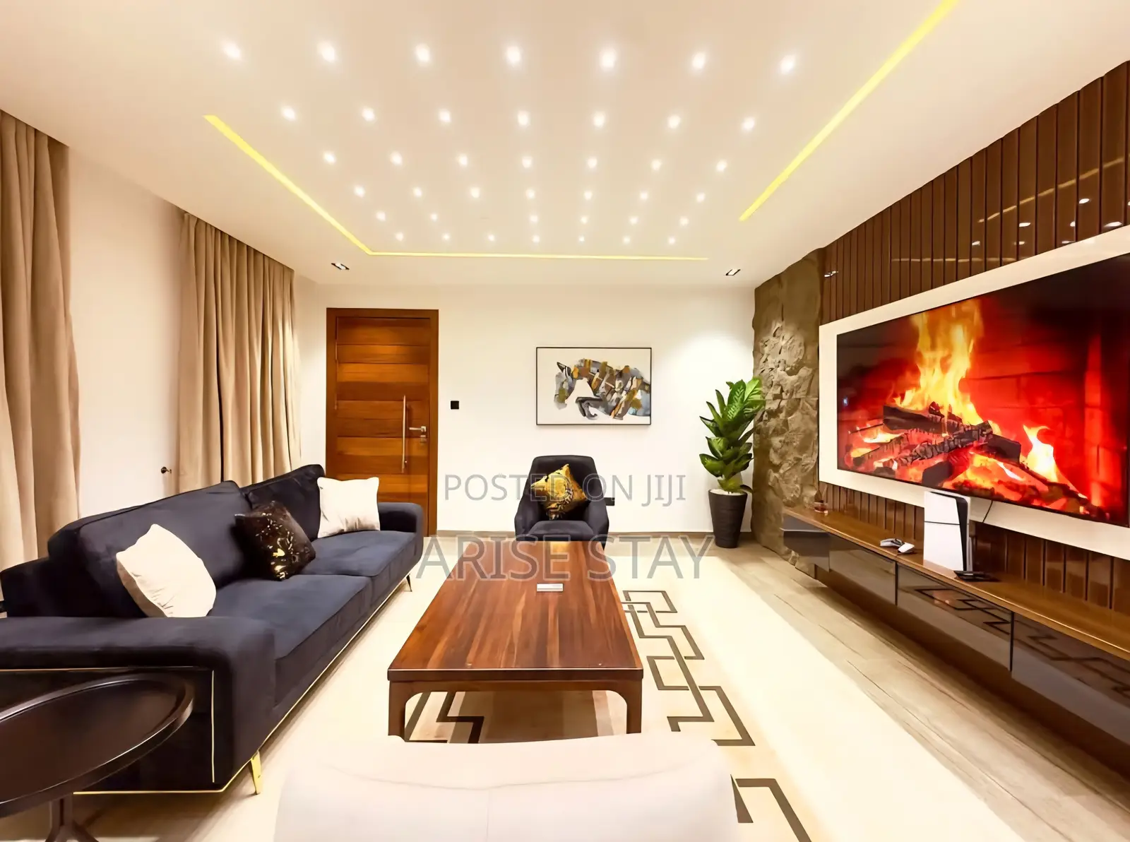 Luxury 3-Bedroom Shortlet With Ps5 Bq | Ikeja Gra in Ikeja GRA