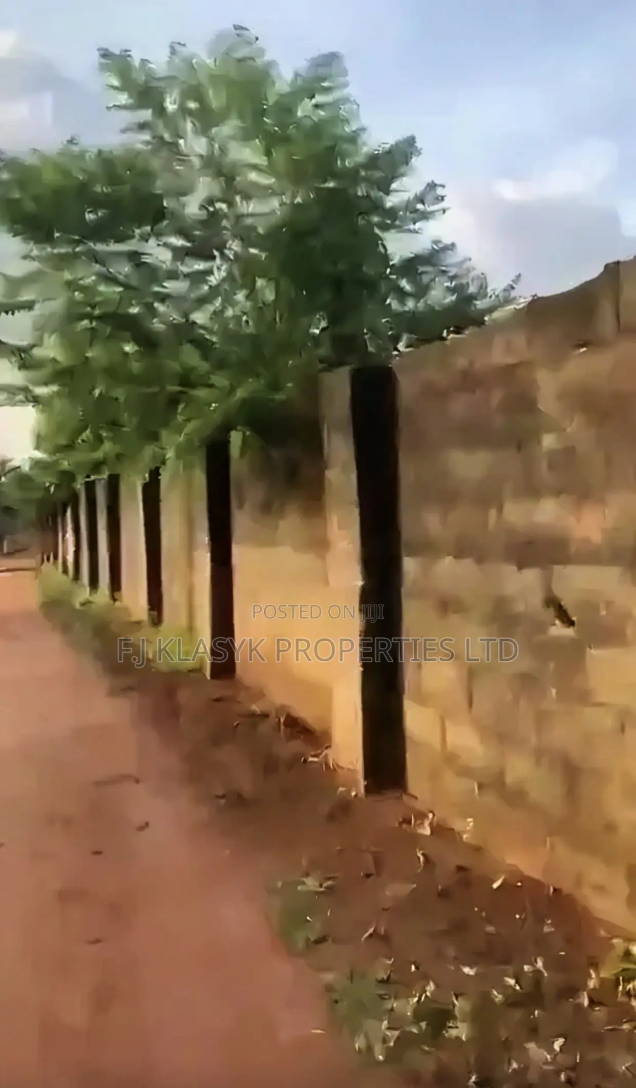 100ft by 200ft Fenced and Gated on a Corner Piece in Benin City