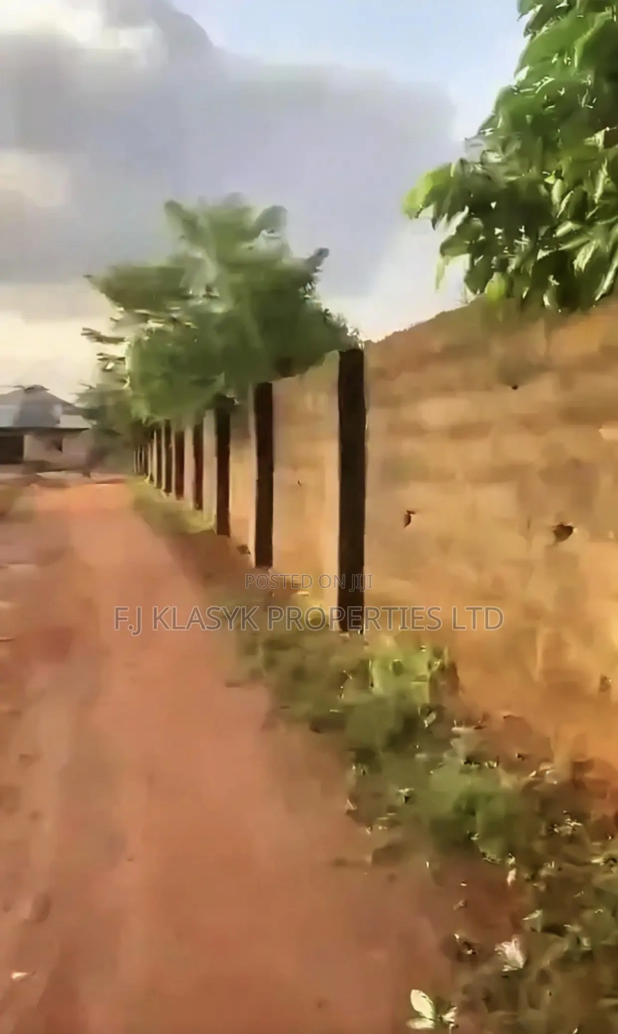 100ft by 200ft Fenced and Gated on a Corner Piece in Benin City