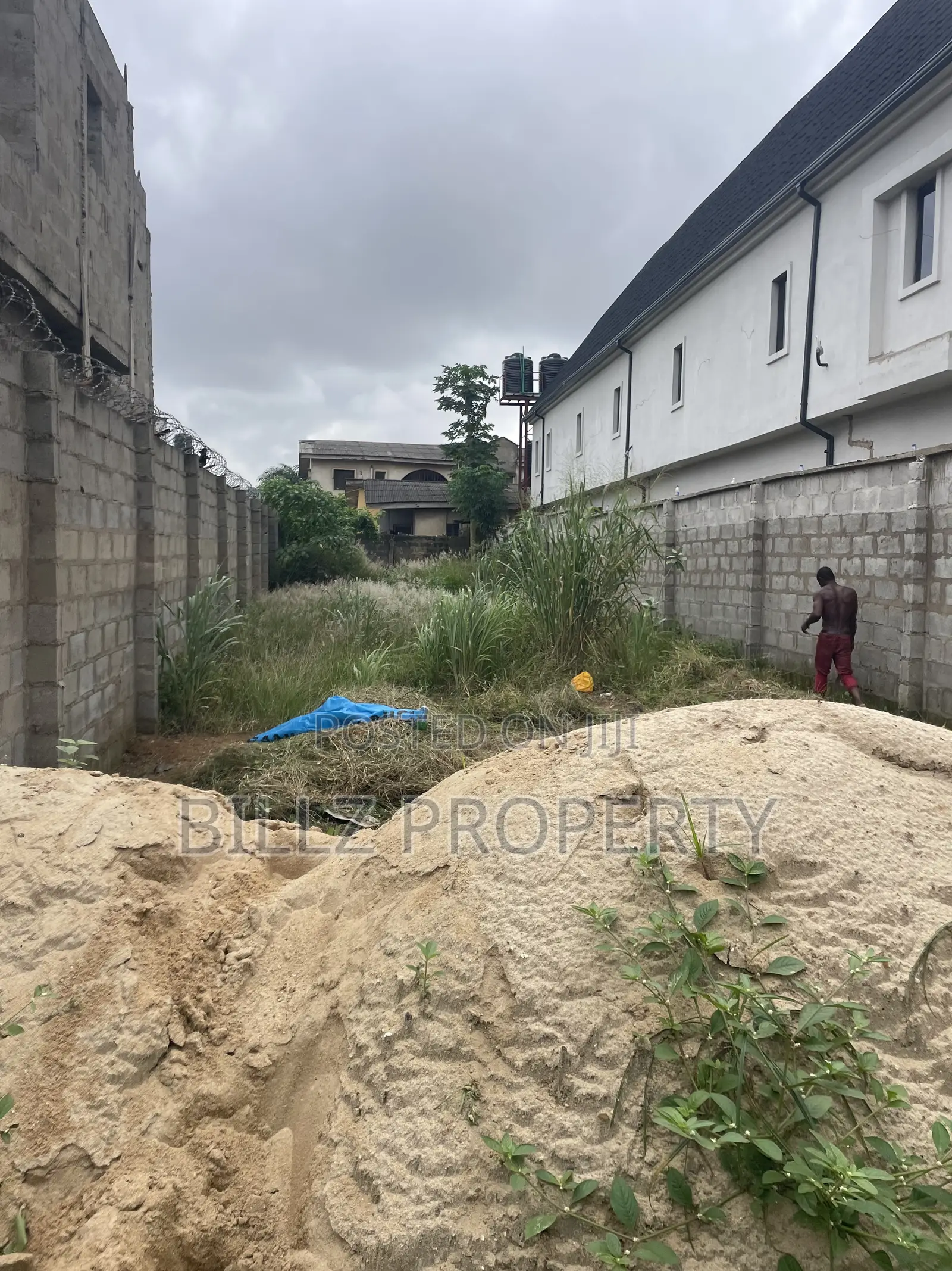 A Standard Half Plot of Land in a Serene Environment Under BandA Light in Abule Egba